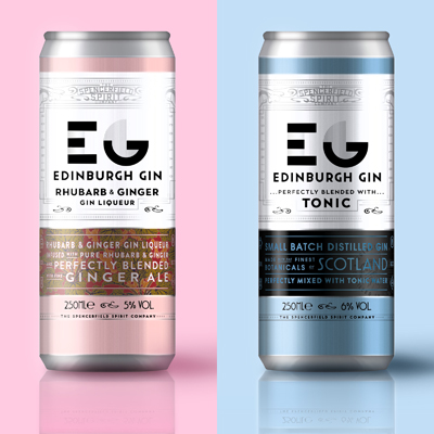 Edinburgh Gin unveils premium RTD cans